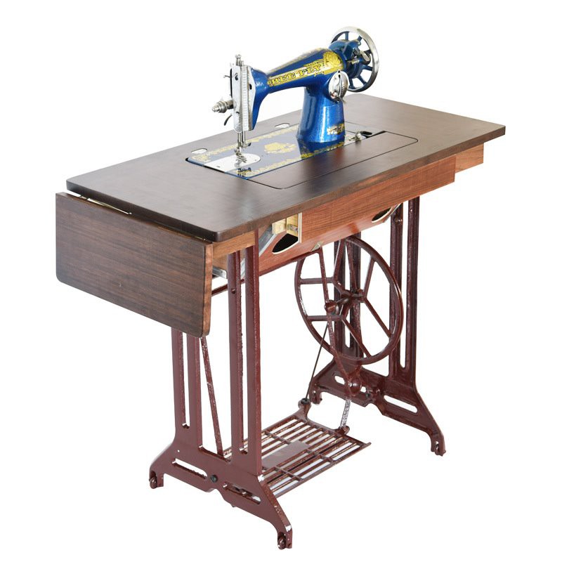 JA Domestic Sewing Tshuab nrog Ntoo Case